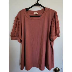 Mauve blouse